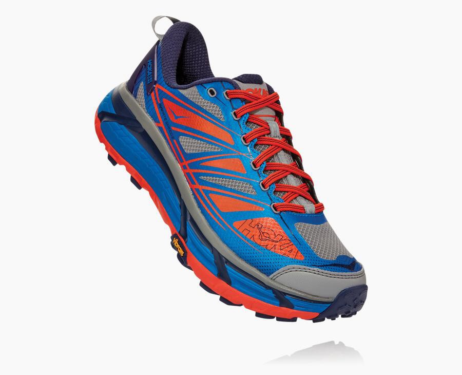 Hoka One One Mafate Speed 2 - Men Trail Shoes - Blue,Australia JMK-431052